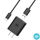 MOTOROLA 20W WALL CHARGER WITH 1M/3.3FT A2C CABLE Included - BLACK (LANE B RACK 4) (MOTOROLA 1 TURBO POWER 20W/USB)
