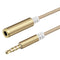 4-Pole TRRS 3.5mm AUX Extension Cable with Microphone Support: Extend Your Listening Experience