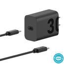 MOTOROLA 30W WALL CHARGER WITH 1M/3.3FT C2C CABLE Included - BLACK (LANE B RACK 4 MOTOROLA 2 TURBO POWER 30W/USB)