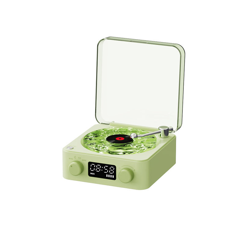 Vinyl Vibe: Retro Bluetooth 5.0 Turntable with White Noise & RGB Light Show