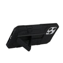 For Apple iPhone 14 PRO 6.1" Rocker Kickstand Tough Shockproof Hybrid Case Cover - Black