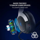 Razer Kaira Pro HyperSpeed Wireless Gaming Headset with Haptics for PlayStation 5 / PS5, PS4, PC, Mobile: Titanium 50mm Drivers - Hybrid Mic - Low Latency Bluetooth - 30 Hr Battery - White & Black  (ROOM)