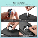 Seneo Wireless Charger Pad for iPhone and Watch, 2 in 1 Wireless Charging Station 7.5W for iPhone 14/14 Pro/14 Pro Max/13/12/11,  10W Qi Fast Wireless Charger for Galaxy S23/S22/Note20/Note10 - BLACK ( PA150A ) (LANE A RACK 6 )