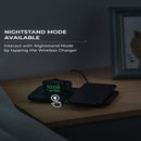 Seneo Wireless Charger Pad for iPhone and Watch, 2 in 1 Wireless Charging Station 7.5W for iPhone 14/14 Pro/14 Pro Max/13/12/11,  10W Qi Fast Wireless Charger for Galaxy S23/S22/Note20/Note10 - BLACK ( PA150A ) (LANE A RACK 6 )