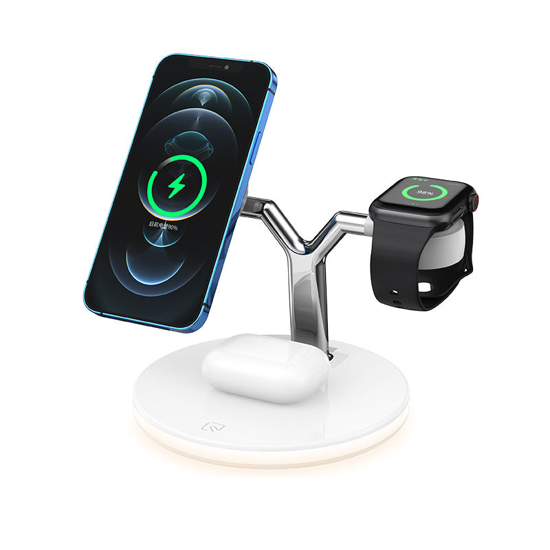 Magnetic Suction Wireless Charger Three In One Wireless Charger
