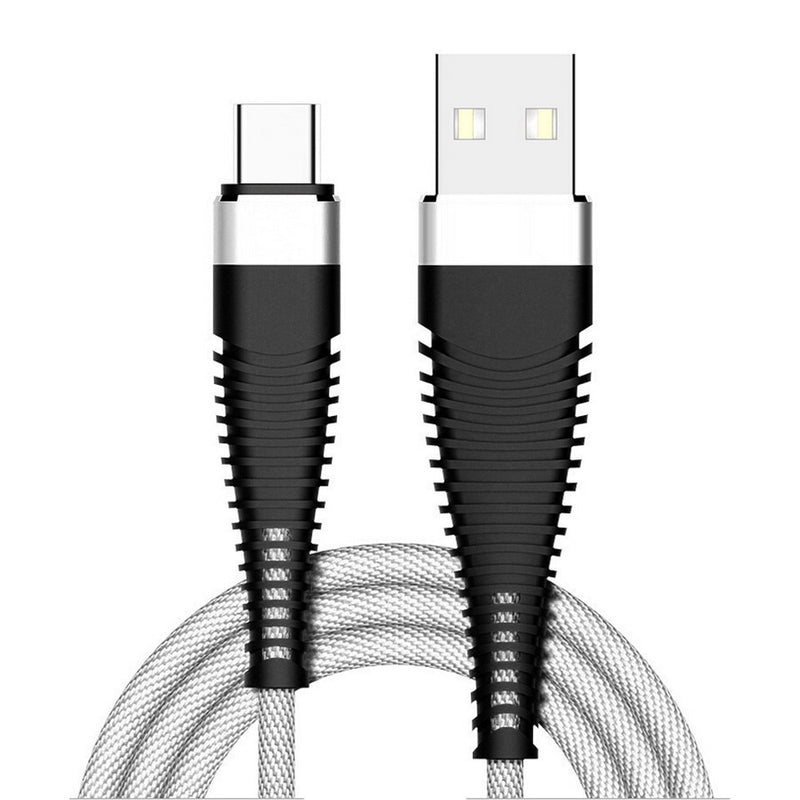Type C Braided Fish Tail USB Charging Cable