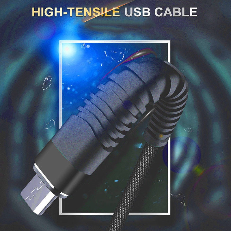 Micro USB Braided Fish Tail Charging Cable